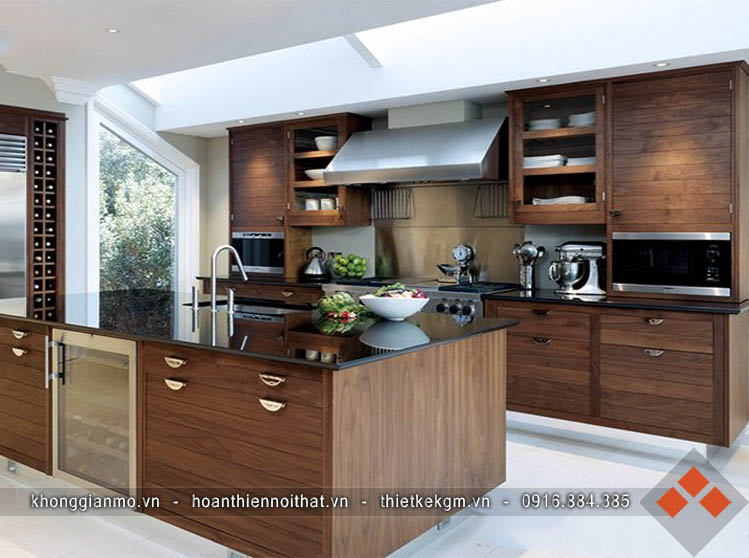 Mẫu tủ bếp đẹp mang phong cách hiện đại